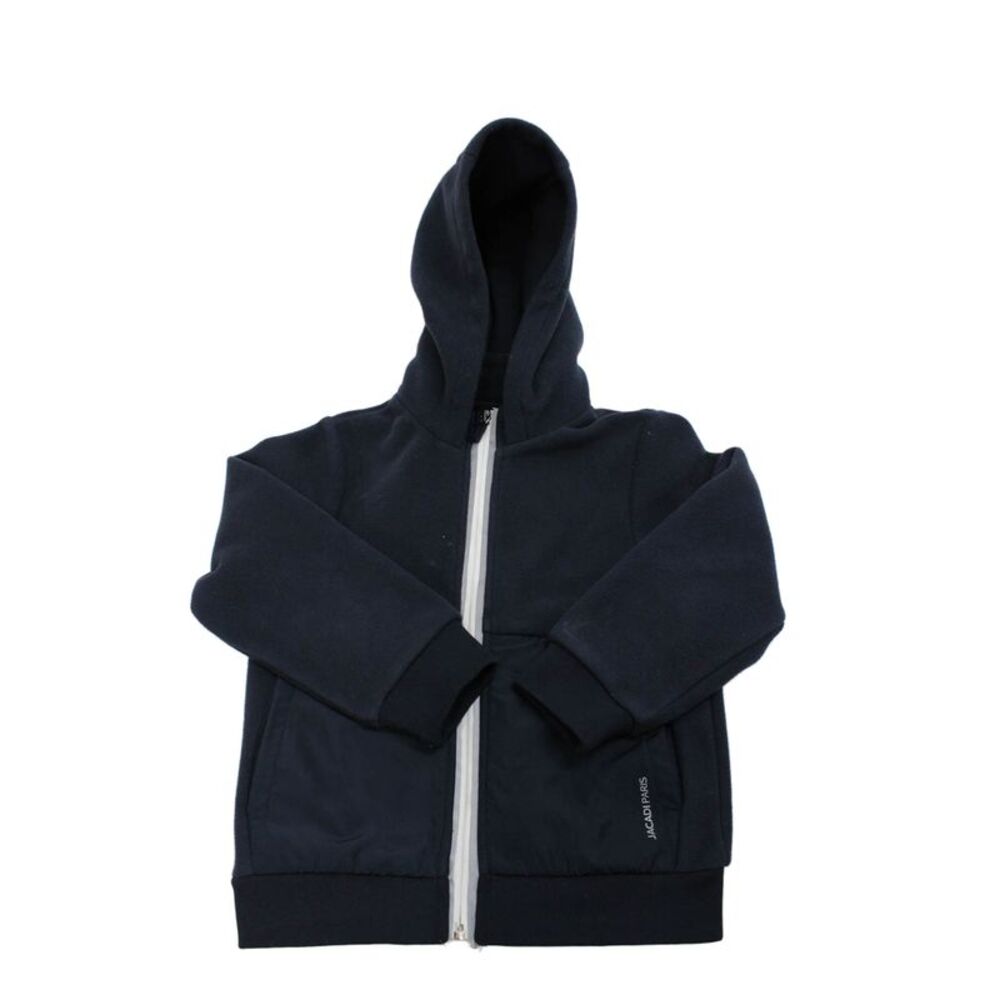 Jacadi Unisex Kids Hooded Full Zip Jacket Navy Size 6